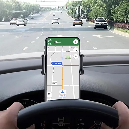 Mapa GPS para conducir